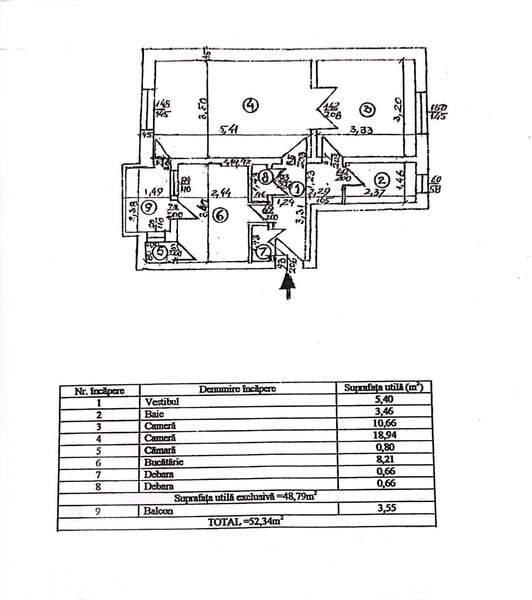 Arena Nationala, de vanzare apartament cochet,